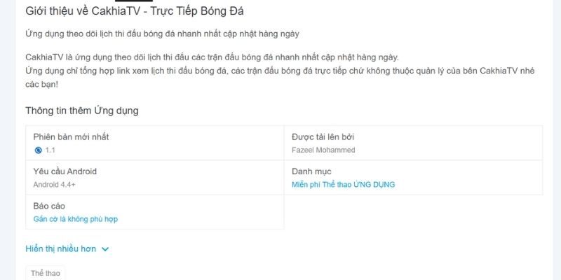 Thao tác tải Cakhia.tv về thiết bị iOS